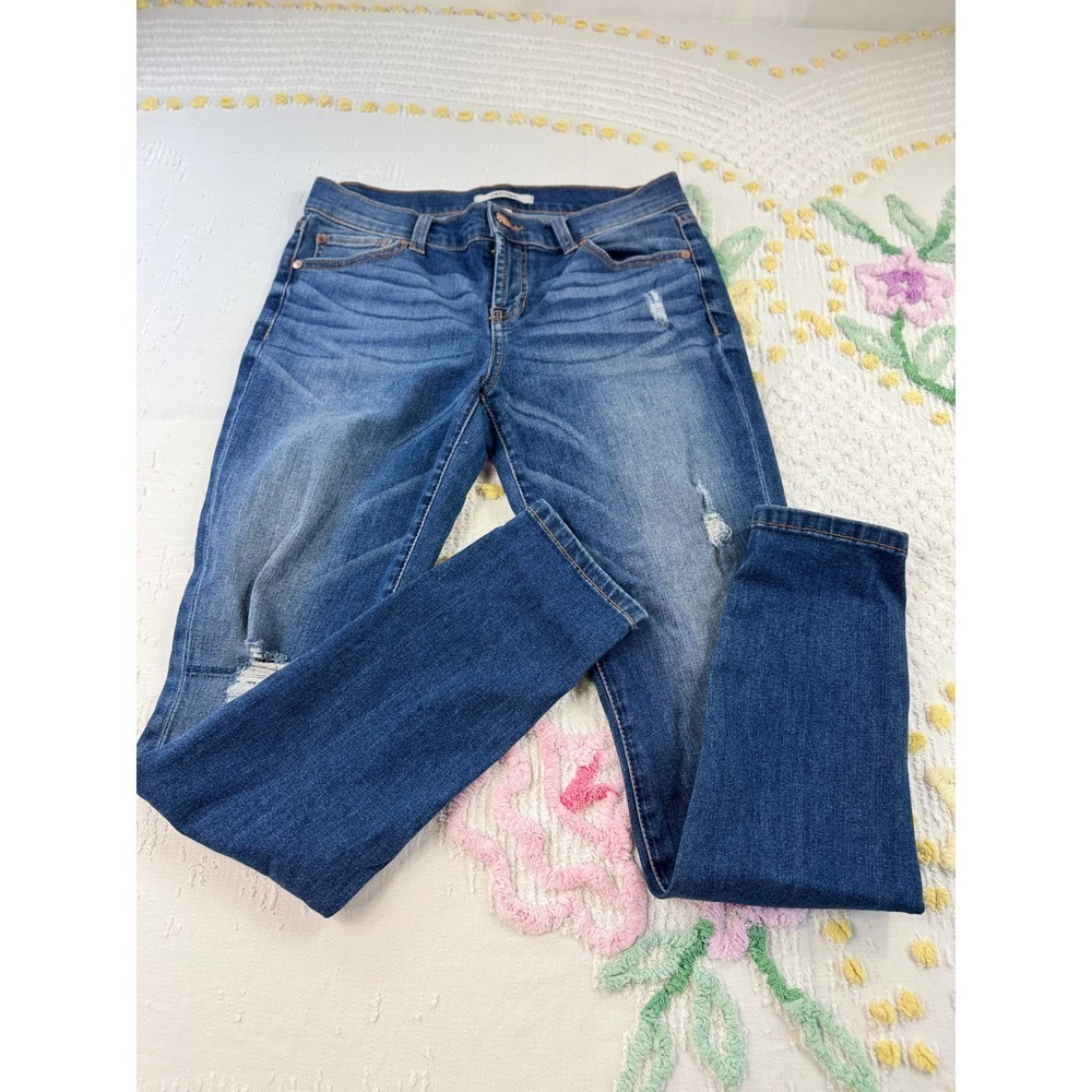 Refuge Distressed Blue Denim Jeans Women's Size 8 Casual‎ Everyday